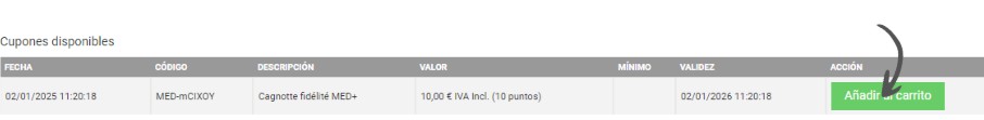 Anadir al carrito - MED+